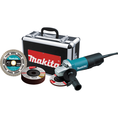 Makita 9557PBX1 4-1/2-inch angle grinder kit with case