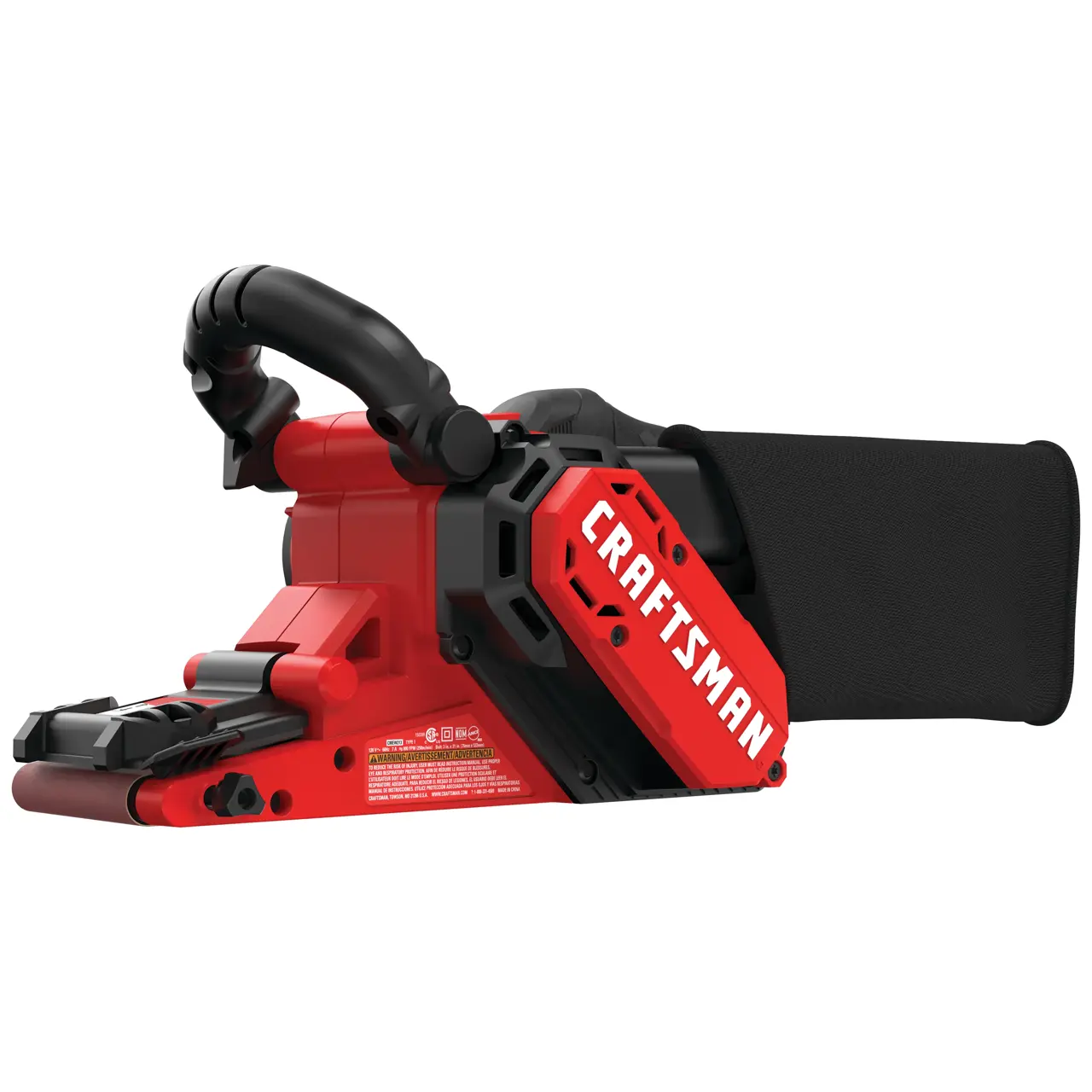 CRAFTSMAN CMEW213 7-amp 3 x 21-inch belt sander with dust bag