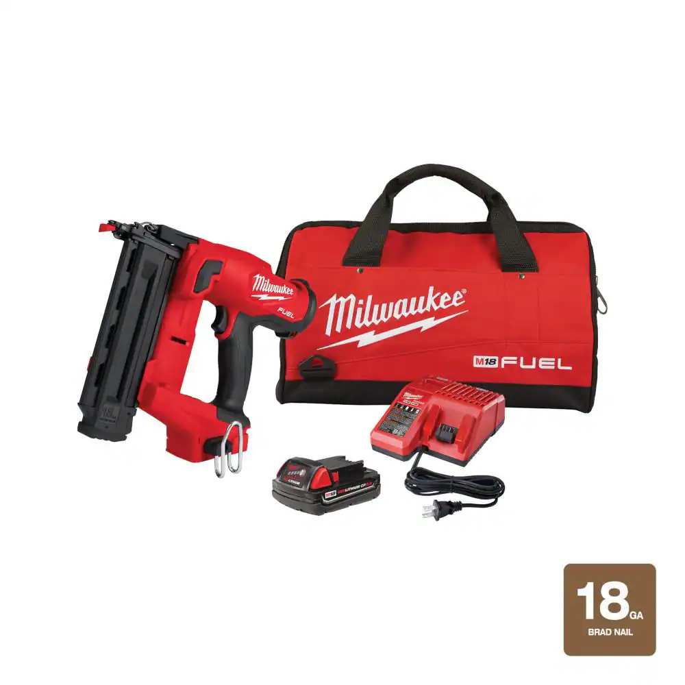 Milwaukee 2746-21CT M18 FUEL brad nailer kit