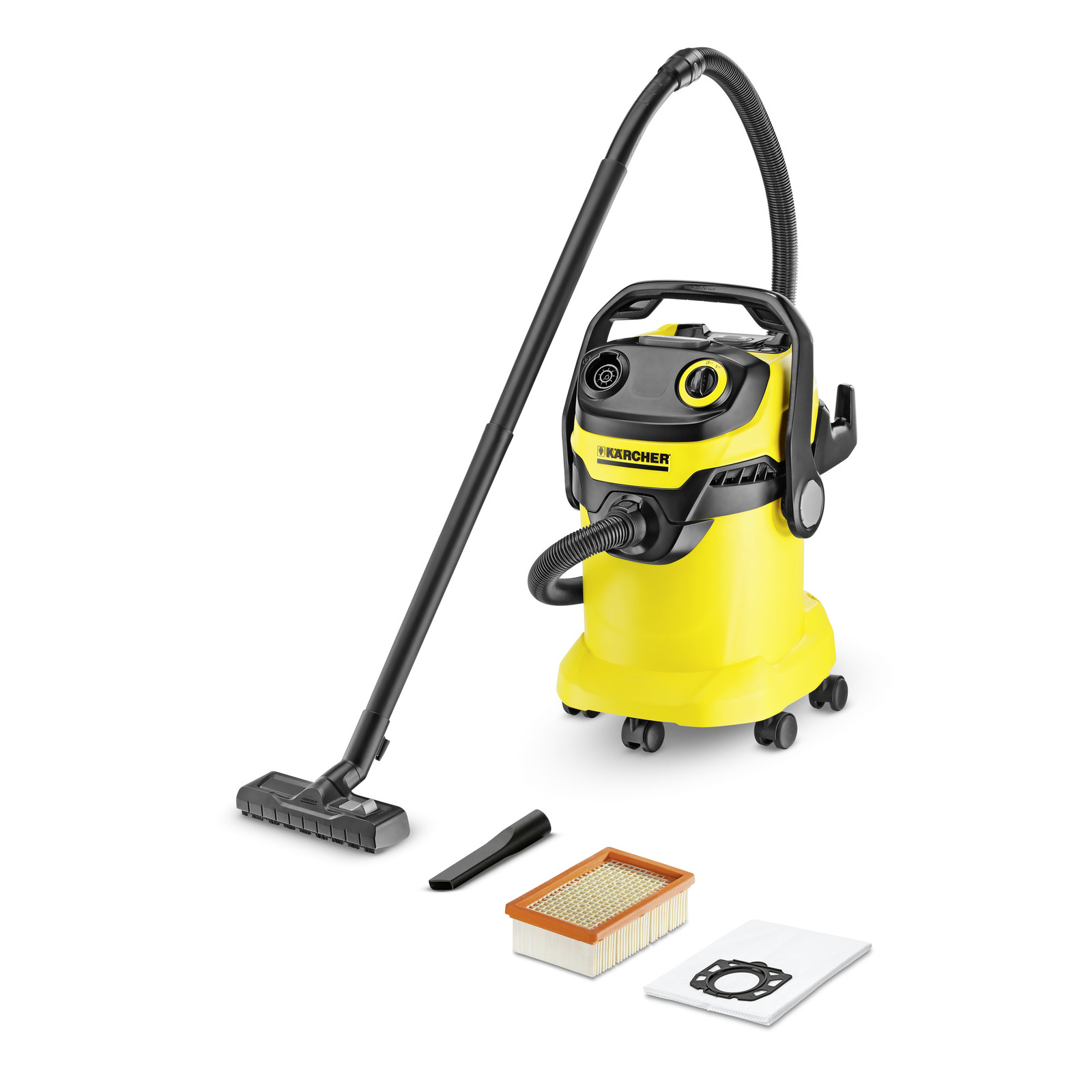 Kärcher WD 5 P wet dry shop vacuum with filter and bag