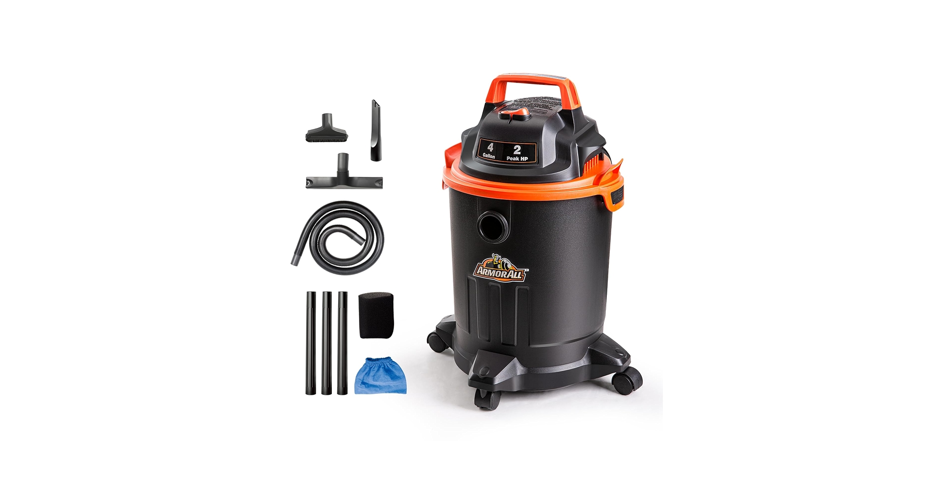 Armor All VO405P 4-gallon wet dry shop vacuum