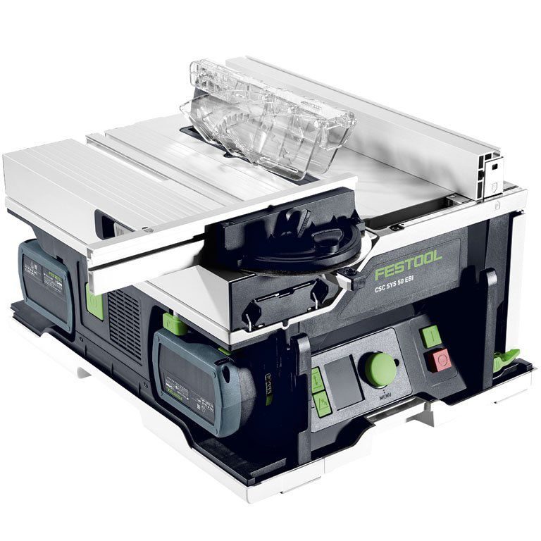Festool CSC SYS 50 EBI-Basic cordless table saw in Systainer case