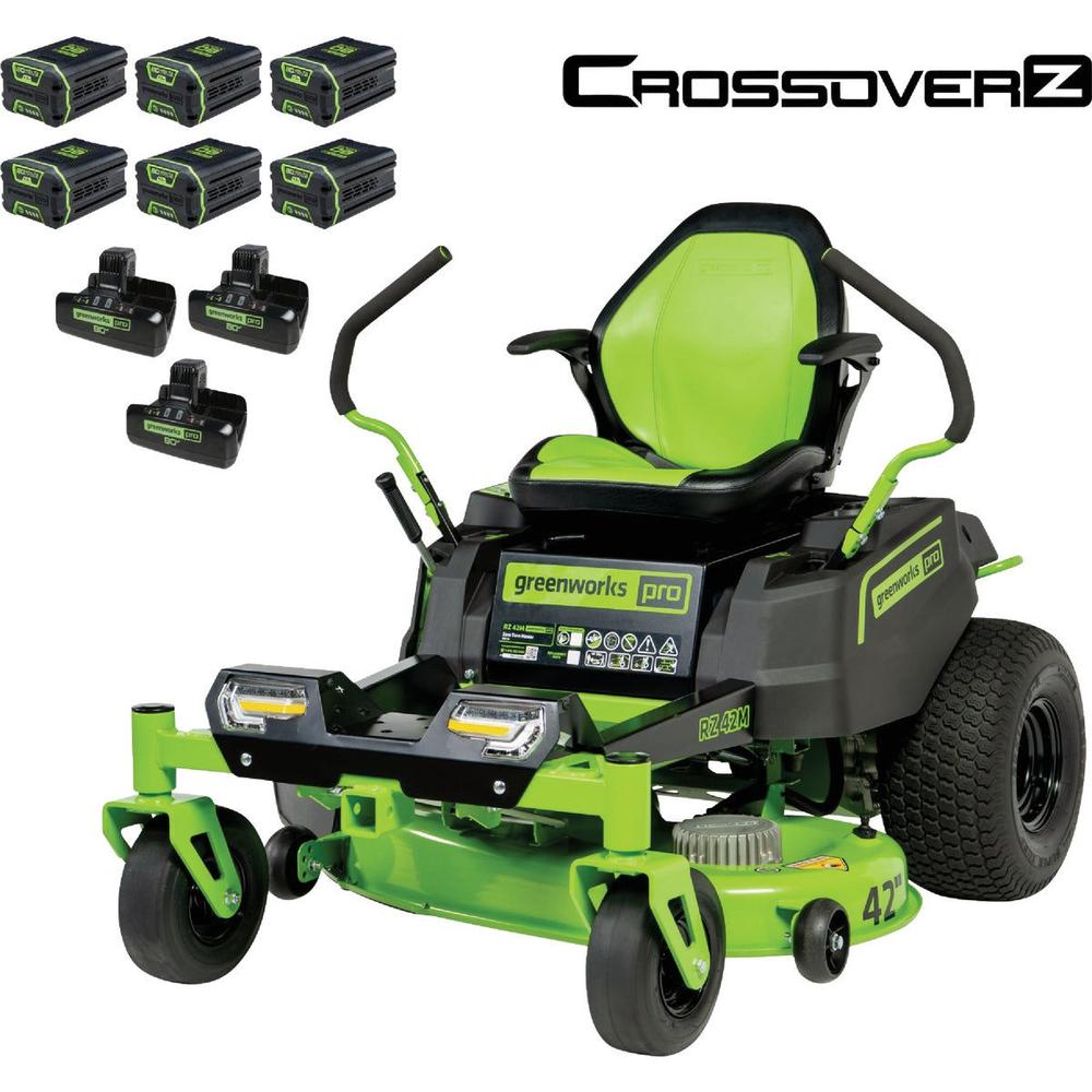 Greenworks 80V 42-inch CrossoverZ zero-turn riding mower