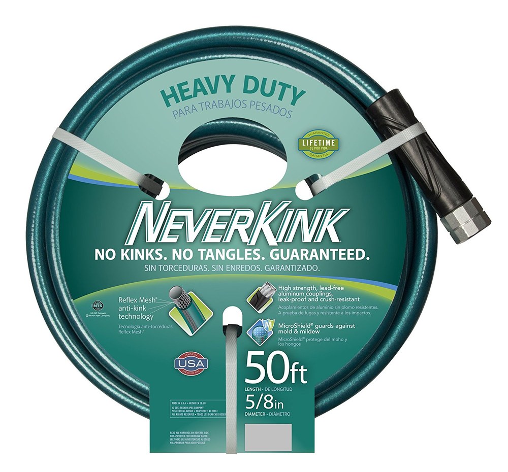 Teknor Apex NeverKink 8615-50 heavy-duty garden hose, 5/8-inch by 50 feet