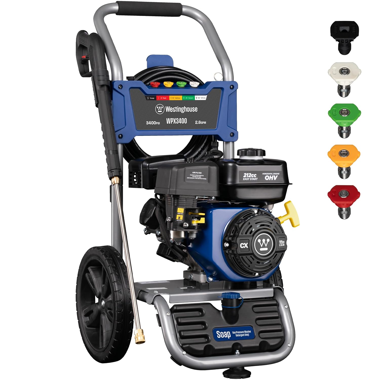 Westinghouse WPX3400 gas pressure washer