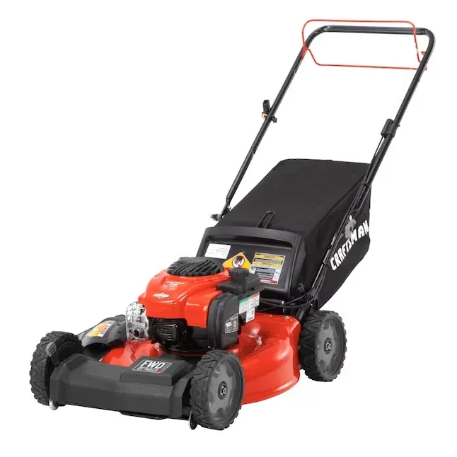 CRAFTSMAN M215 21-inch self-propelled gas lawn mower with 140cc engine