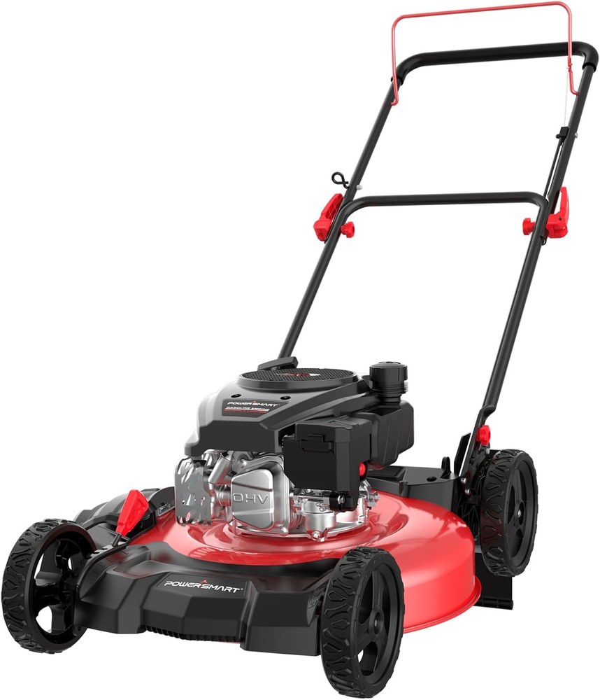 PowerSmart DV8621P 21-inch gas push lawn mower with 144cc engine