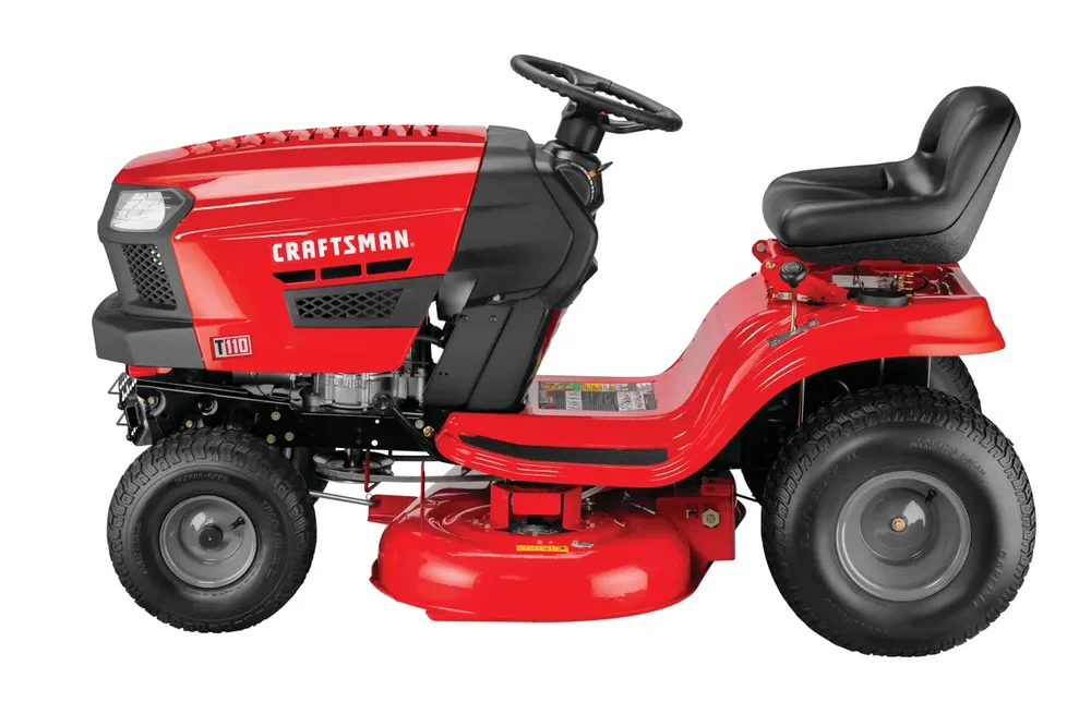 Craftsman T110 42-inch gas riding lawn mower