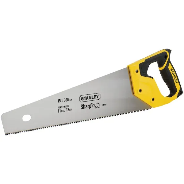 Stanley 20-526 15-inch SharpTooth finish-cut hand saw