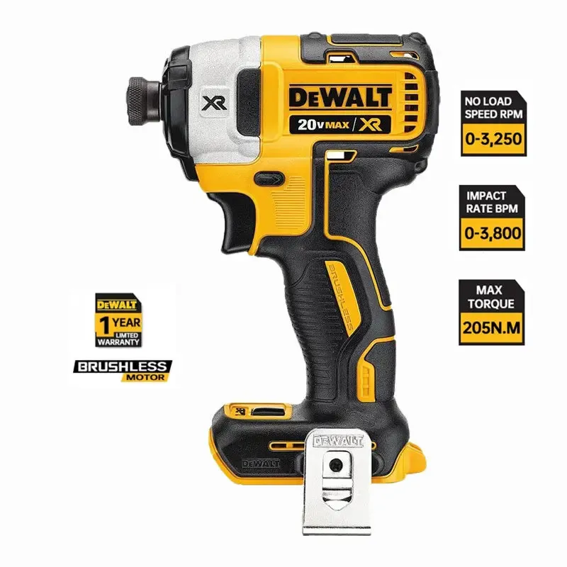 DeWalt DCF887B 20V MAX XR brushless impact driver, bare tool