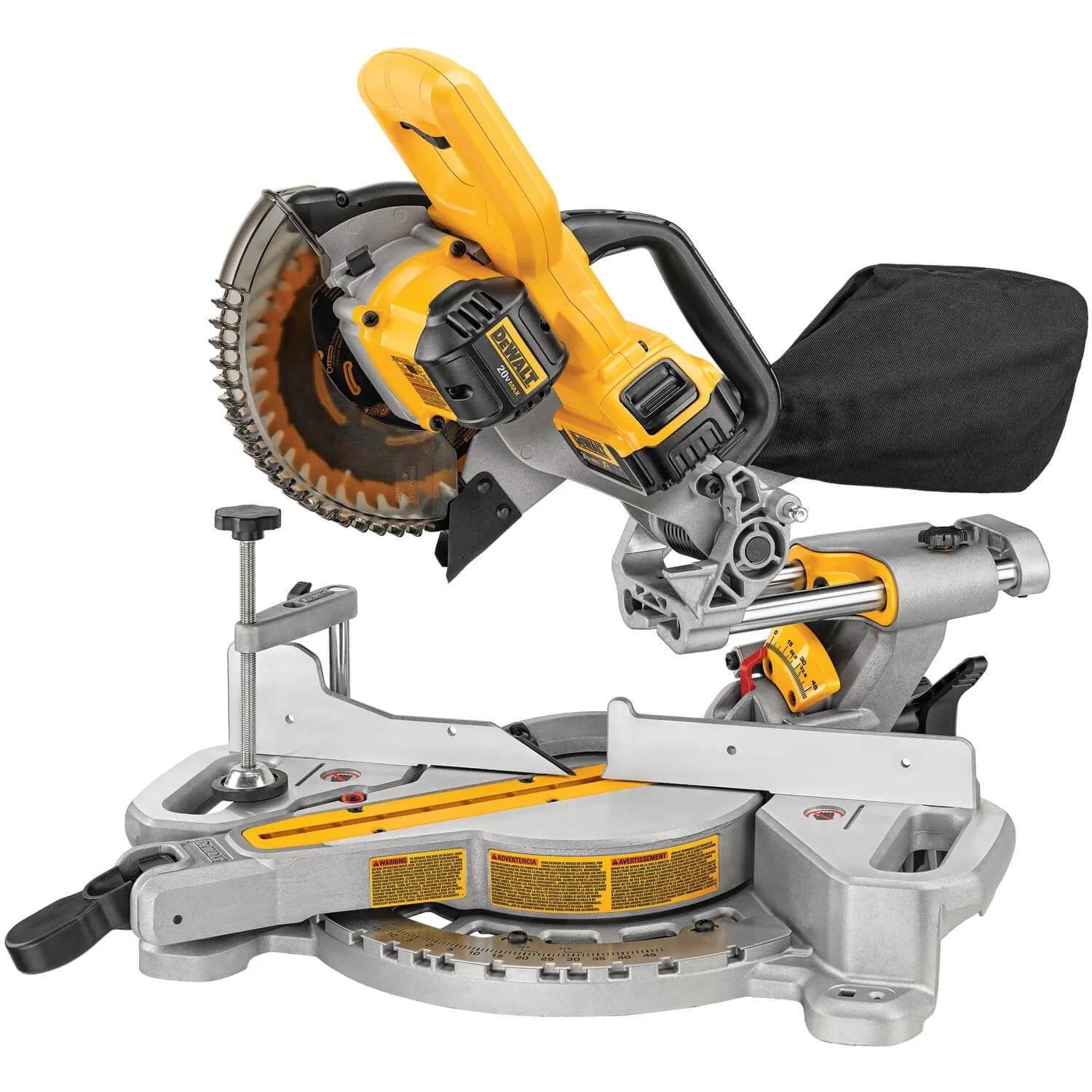 DeWalt DCS361M1 20V MAX 7-1/4-inch cordless sliding miter saw kit