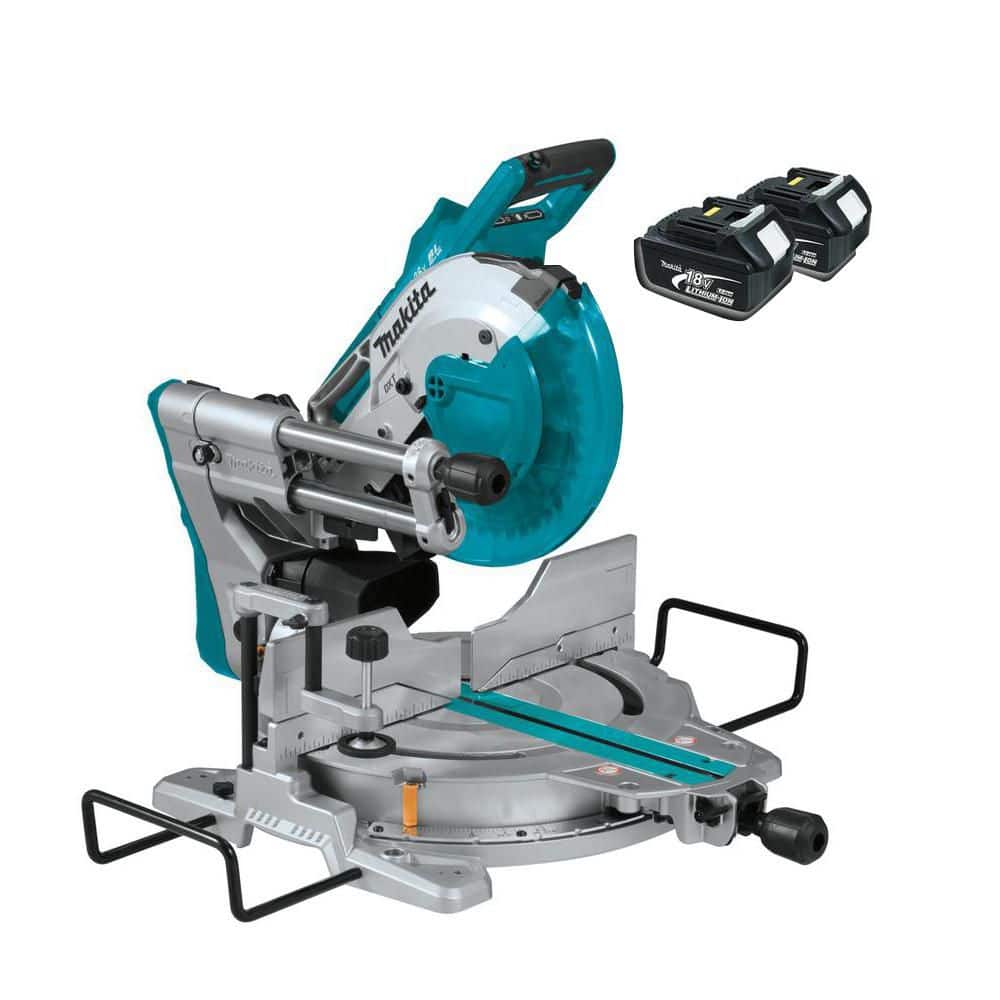 Makita XSL06PT 36V 10-inch cordless dual-bevel sliding miter saw kit