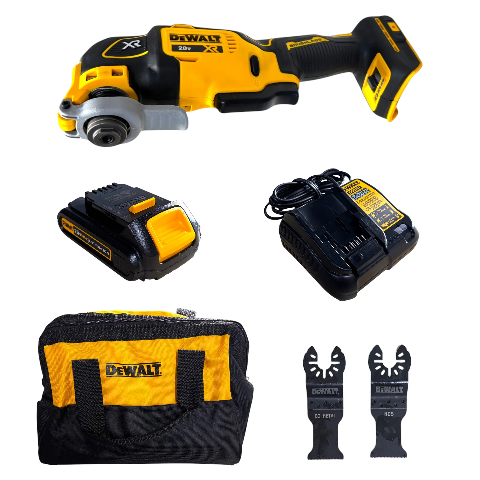 DeWalt DCS356C1 20V MAX XR oscillating multi-tool kit with battery and charger