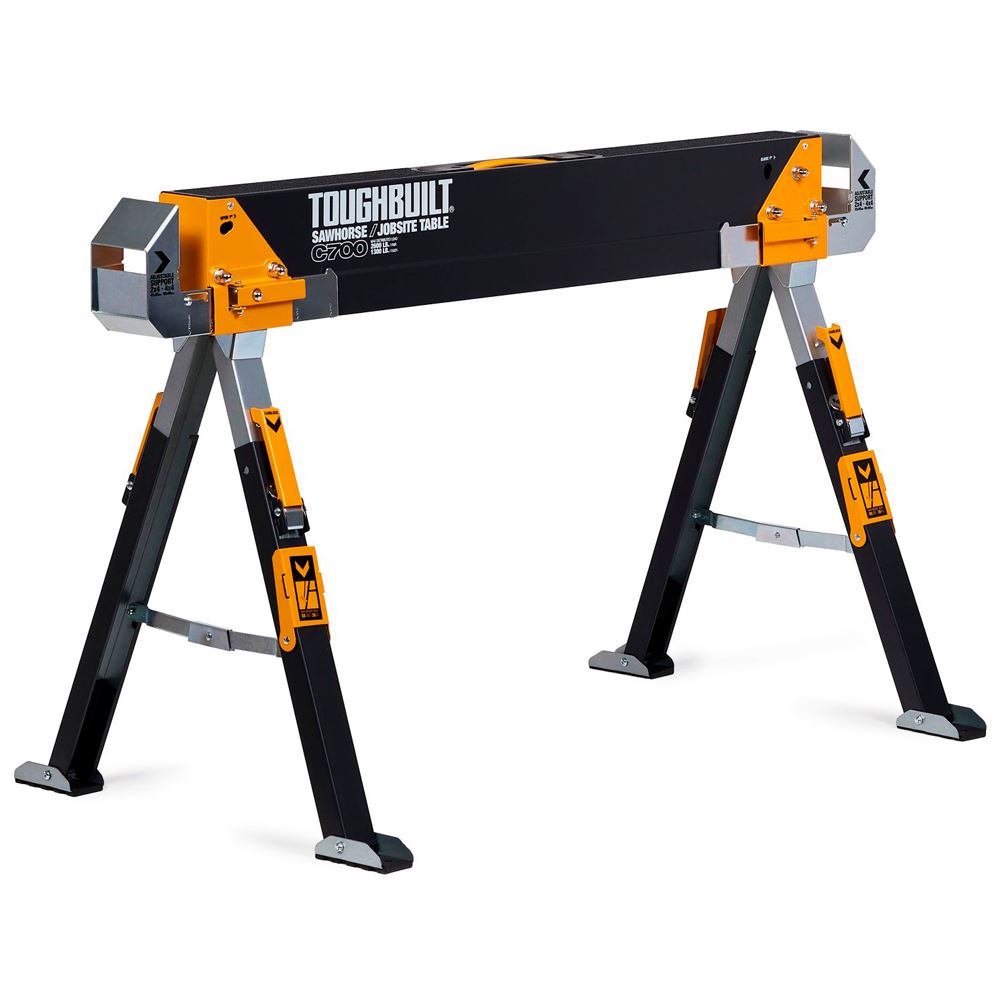 ToughBuilt C700 folding steel sawhorse
