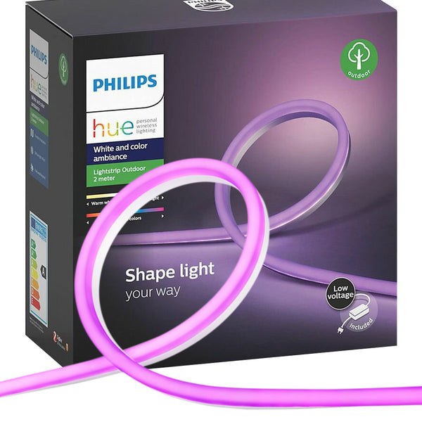 Philips Hue Outdoor Lightstrip 2-meter box and strip