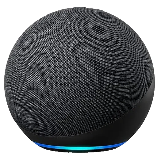 Amazon Echo 4th generation smart speaker in charcoal