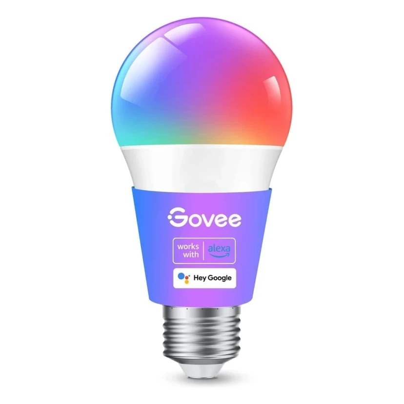 Govee H6008 smart color-changing light bulbs, 4-pack