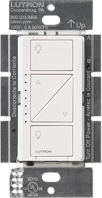Lutron Caseta PD-6WCL smart dimmer switch