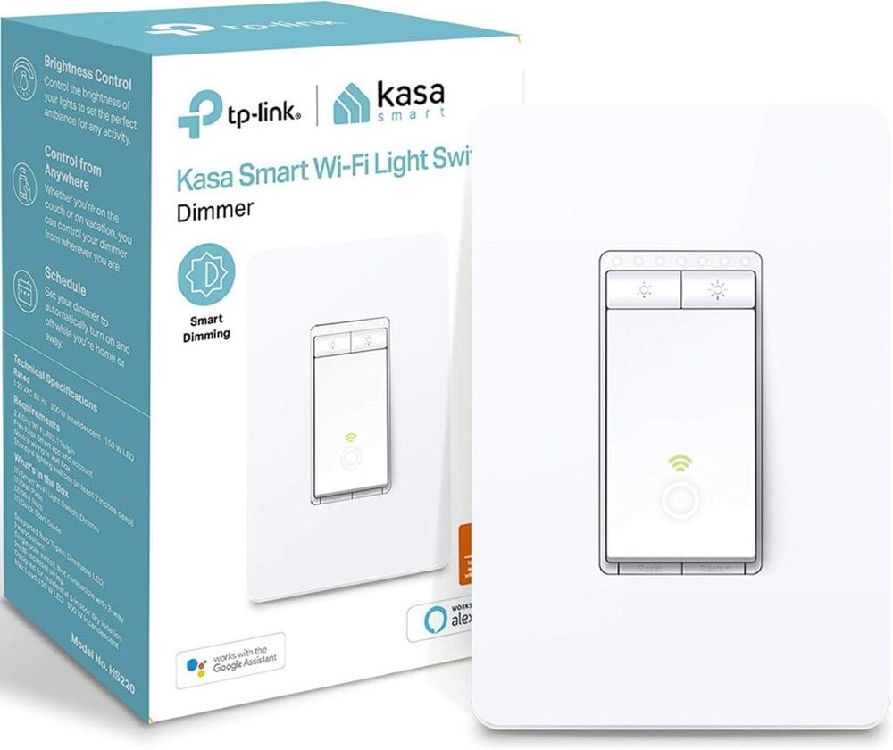 TP-Link Kasa HS220 smart Wi-Fi dimmer switch