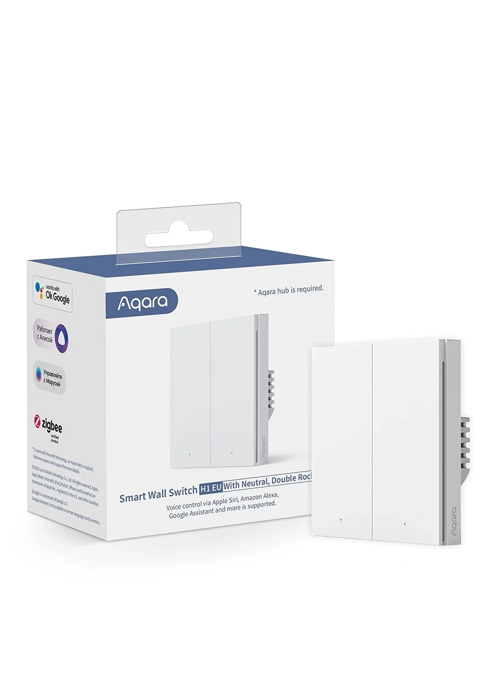 Aqara Smart Wall Switch H1 double rocker