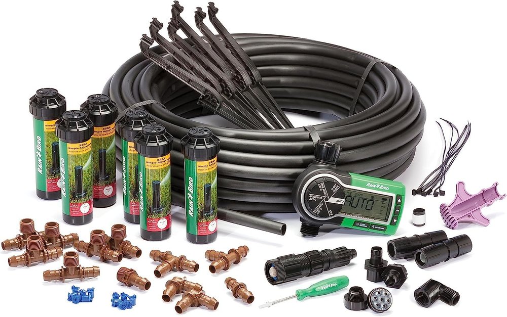 Rain Bird 32ETI in-ground automatic sprinkler system kit