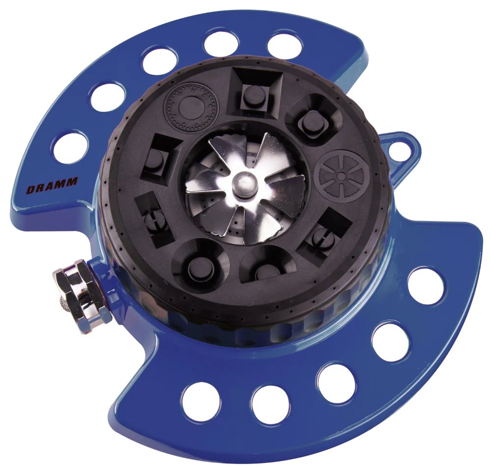Dramm ColorStorm 9-pattern turret sprinkler