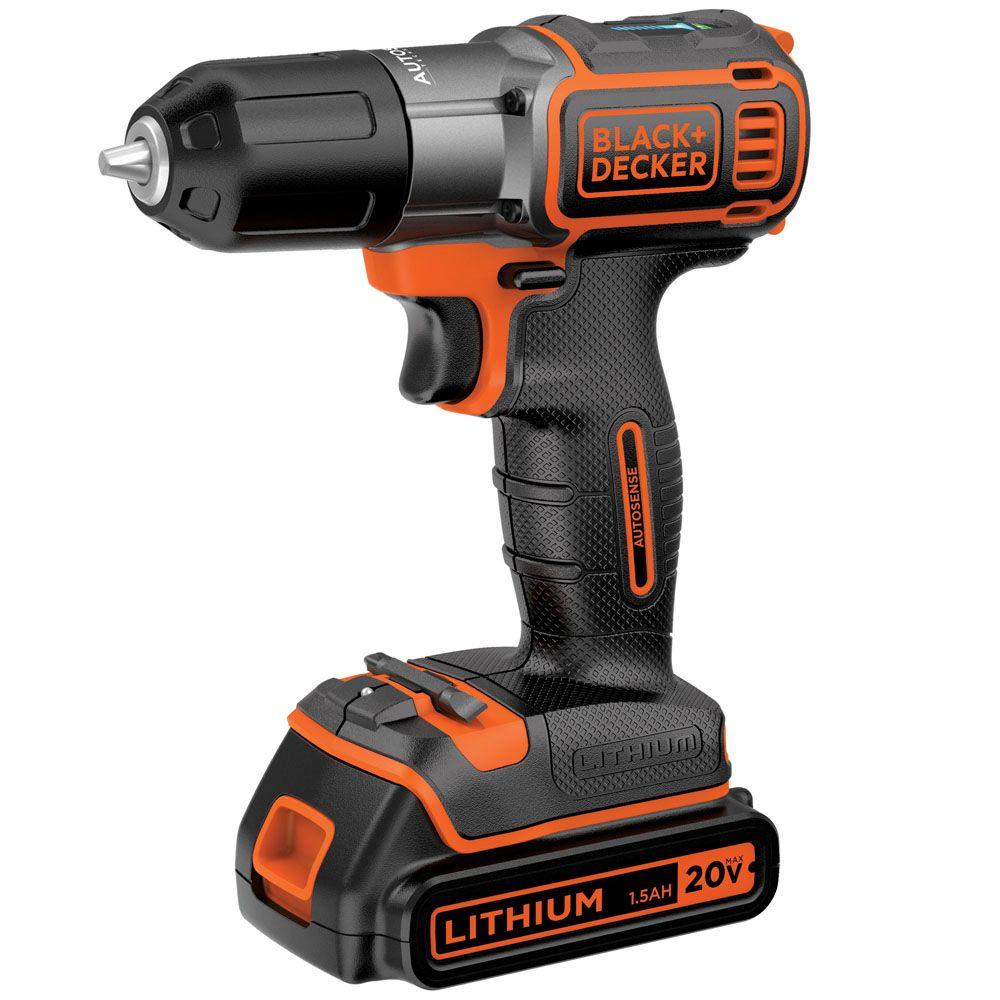 BLACK+DECKER LDX120C 20V MAX 3/8-inch drill/driver with battery